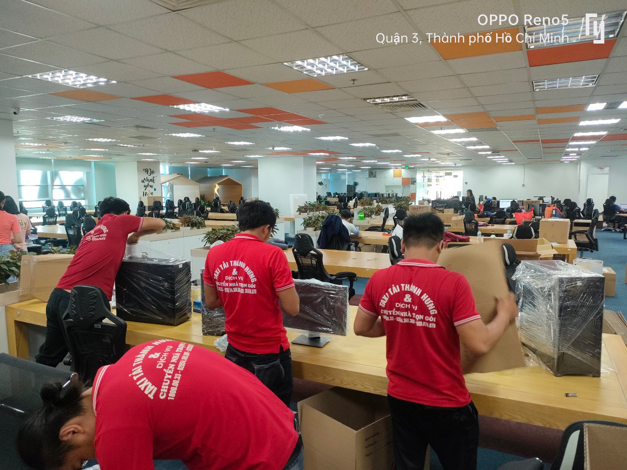 Dịch vụ chuyển văn phòng quận 5